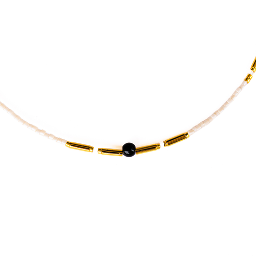 18K Gold-Plated Bohemian Beaded Necklace