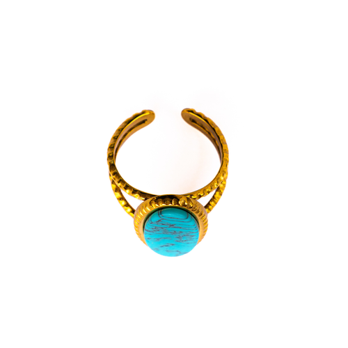 Soleil Turquoise Statement Ring